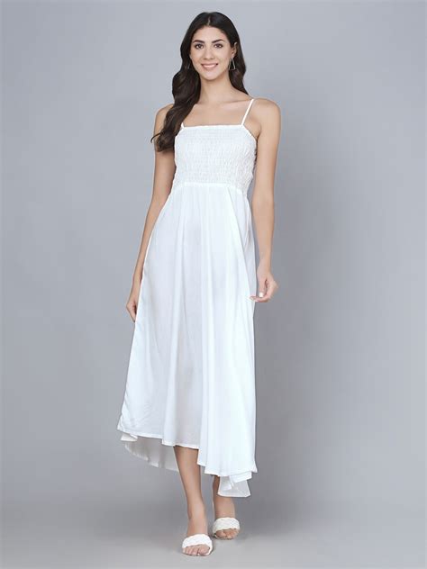 White FF viscose dress 